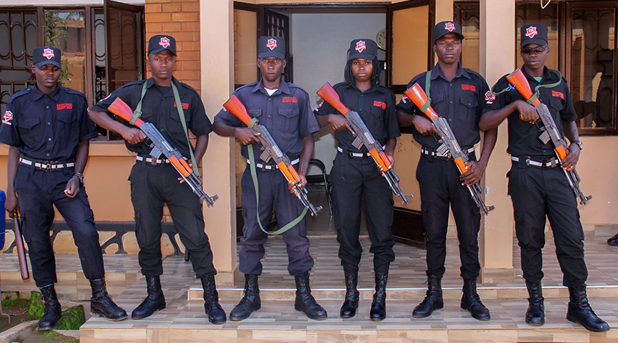 Security guards in Uganda